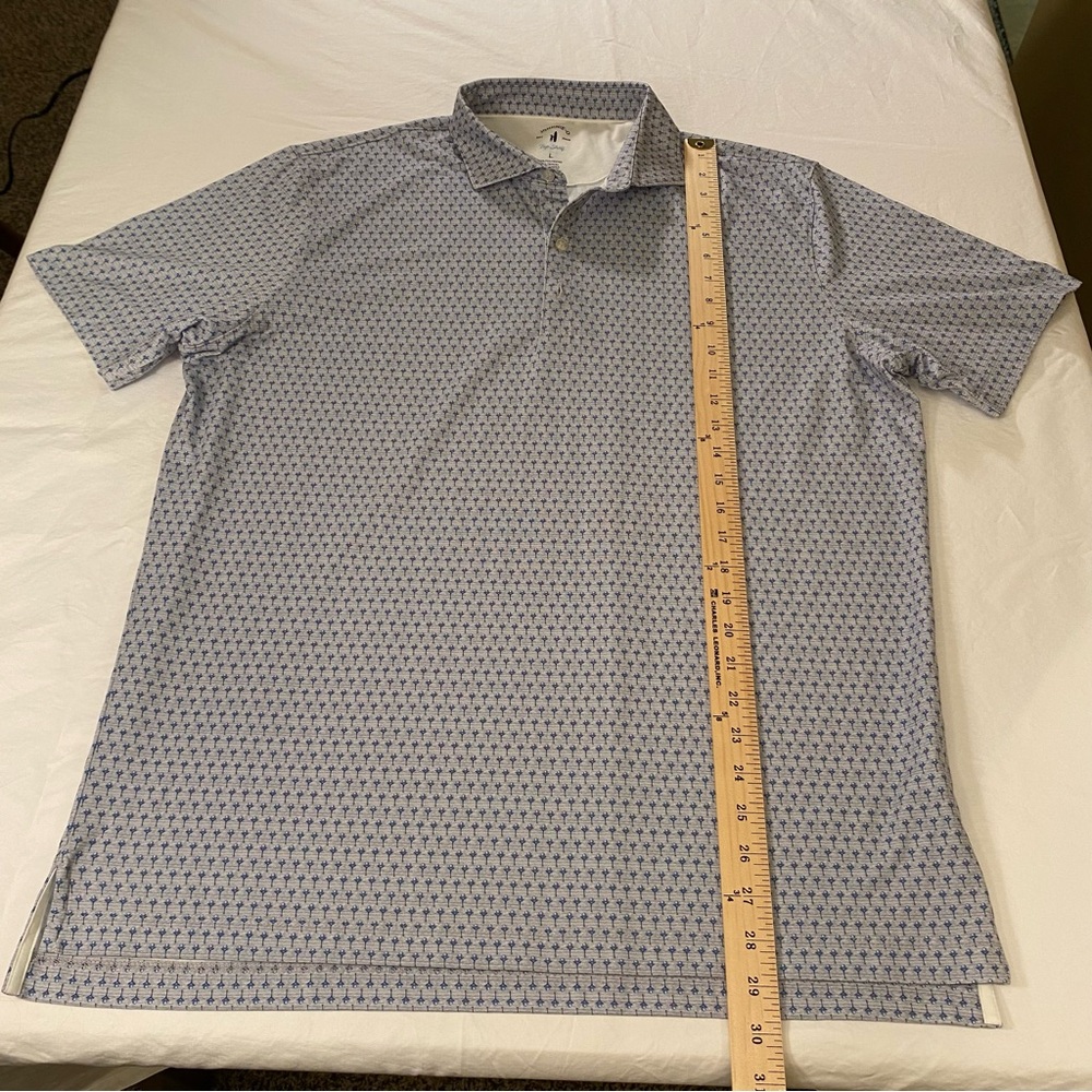 Johnnie-O Top Shelf men's performance golf tee polo shirt. *Large*